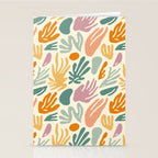 Abstract organic nature shape art pattern Stationery Card Gallery Image 2
