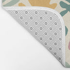 Abstract organic nature shape art pattern Bath Mat Gallery Image 2