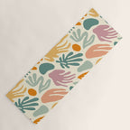 Abstract organic nature shape art pattern Yoga Mat Gallery Image 1