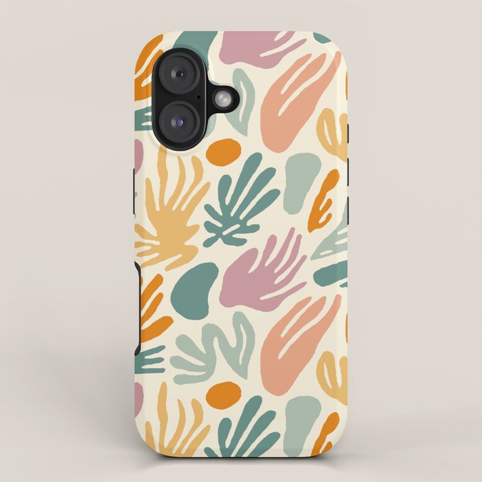 Abstract organic nature shape art pattern iPhone Case Gallery Image 1