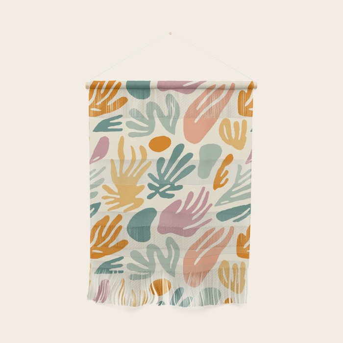 Abstract organic nature shape art pattern Wall Hanging Gallery Image 1