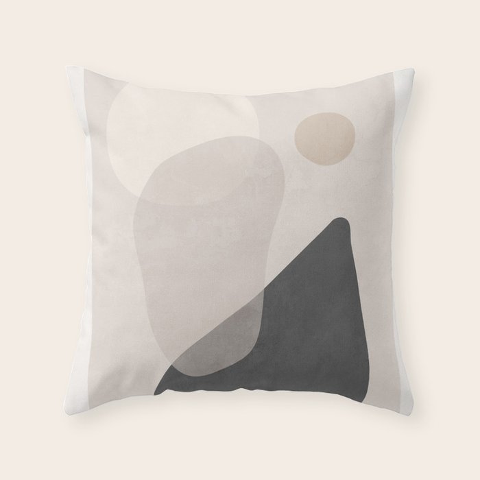 Abstract Minimal Shapes 26 Throw Pillow Gallery Image 1