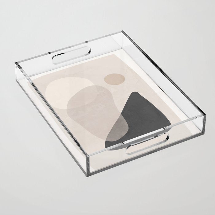 Abstract Minimal Shapes 26 Acrylic Tray Gallery Image 1