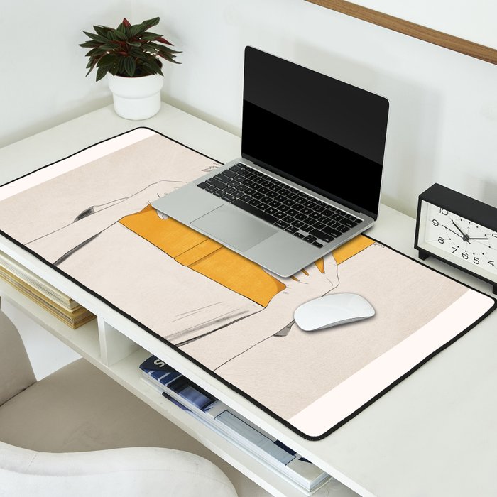 The Dreamer Line Art 6 Desk Mat Gallery Image 2