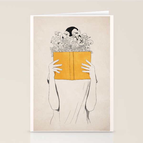 The Dreamer Line Art 6 Stationery Card Gallery Image 1