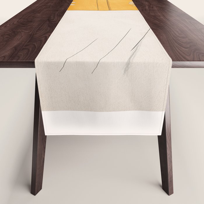 The Dreamer Line Art 6 Table Runner Gallery Image 1