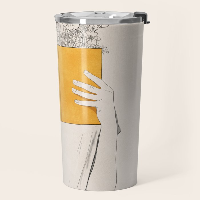 The Dreamer Line Art 6 Travel Mug Gallery Image 2
