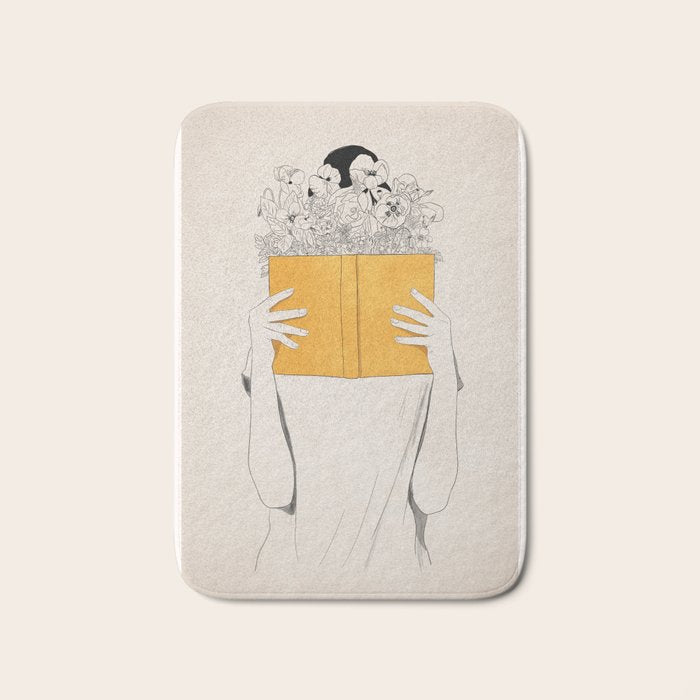 The Dreamer Line Art 6 Bath Mat Gallery Image 1