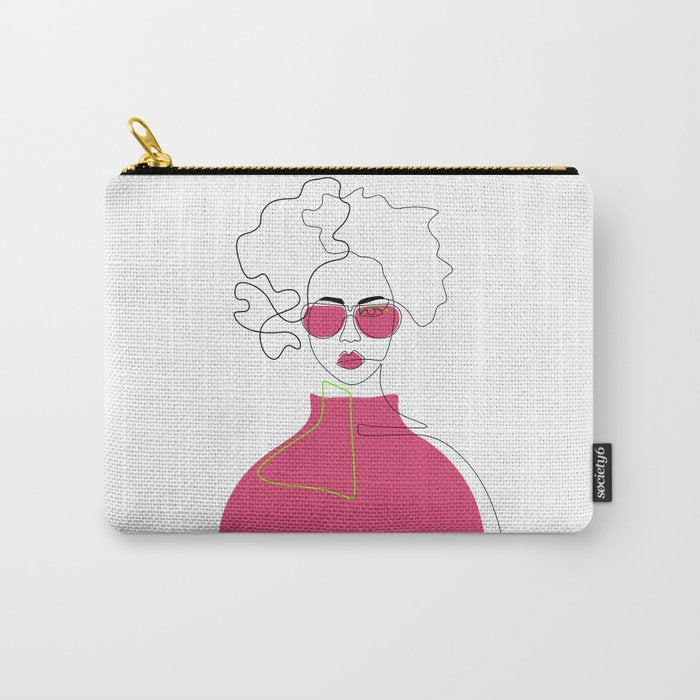 Style The Pink Carry All Pouch Gallery Image 1