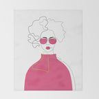 Style The Pink Throw Blanket Gallery Image 2