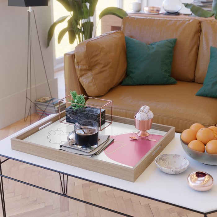 Style The Pink Serving Tray Gallery Image 2