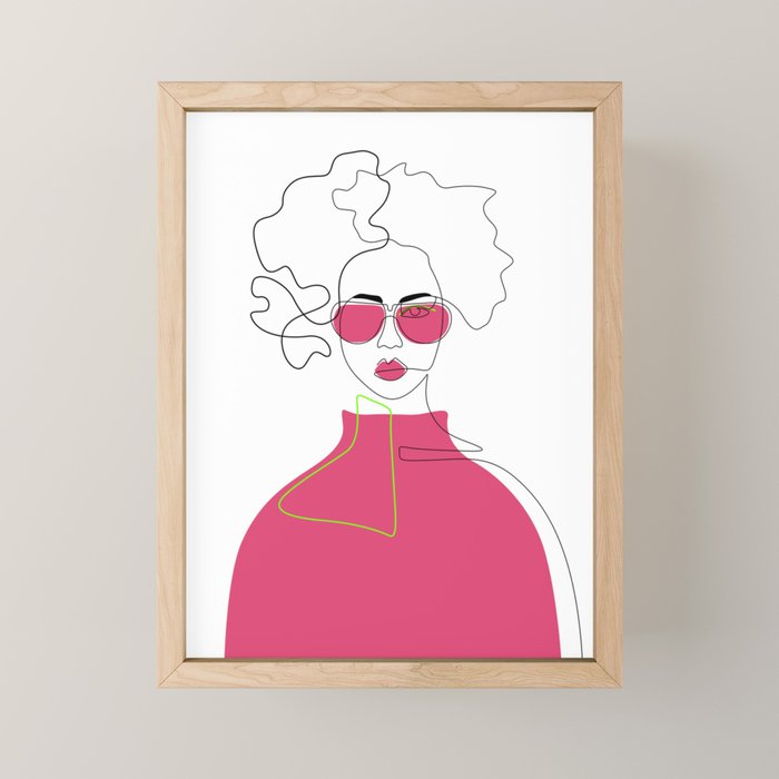 Style The Pink Mini Art Print Gallery Image 1