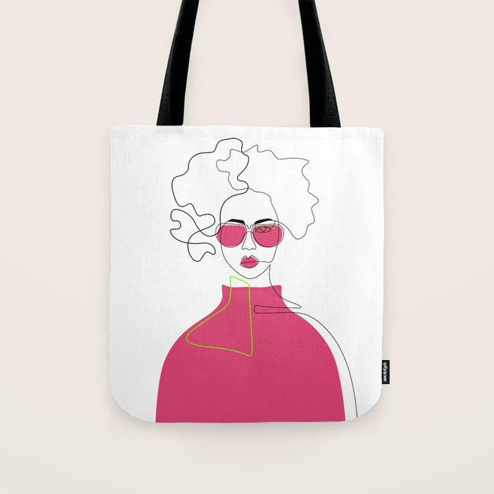 Style The Pink Tote Bag Gallery Image 1