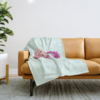 FLORAL PLANET Throw Blanket Gallery Image 1