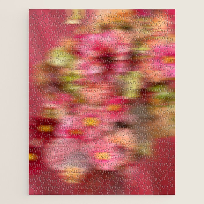 Whimsical Blur | Abstract Floral Motion Photography Jigsaw Puzzle Gallery Image 1