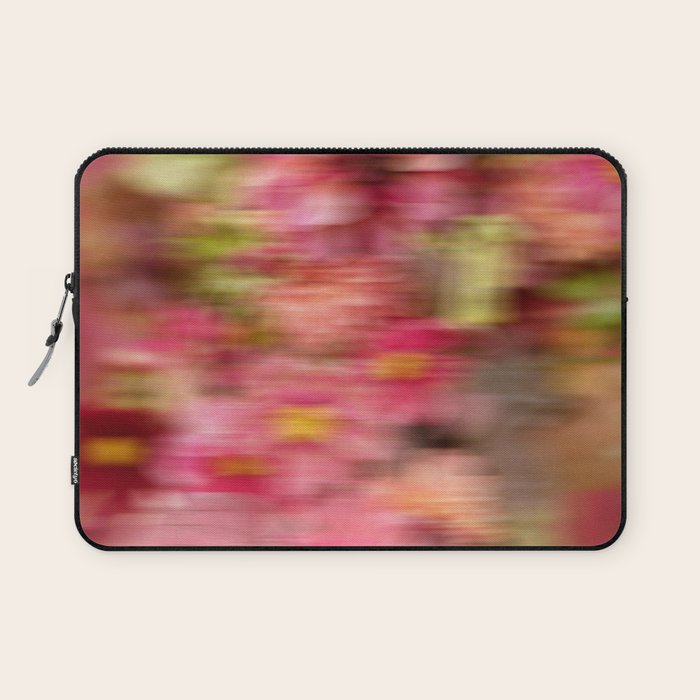 Whimsical Blur | Abstract Floral Motion Photography Laptop Sleeve Gallery Image 1