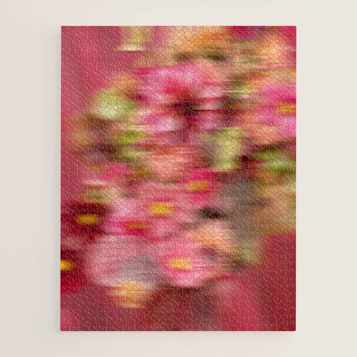 Whimsical Blur | Abstract Floral Motion Photography Jigsaw Puzzle Gallery Image 2