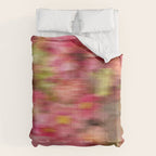 Whimsical Blur | Abstract Floral Motion Photography Comforter Gallery Image 6