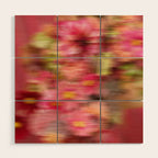 Whimsical Blur | Abstract Floral Motion Photography Wood Wall Art Gallery Image 1