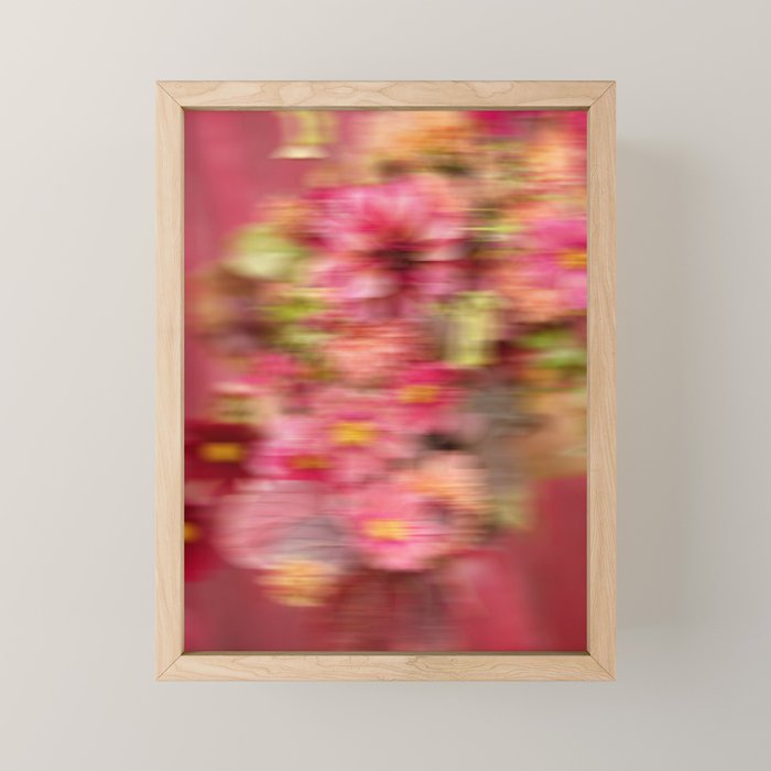 Whimsical Blur | Abstract Floral Motion Photography Mini Art Print Gallery Image 1