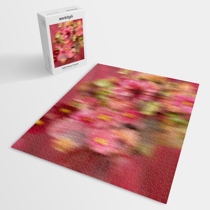Whimsical Blur | Abstract Floral Motion Photography Jigsaw Puzzle Gallery Image 2
