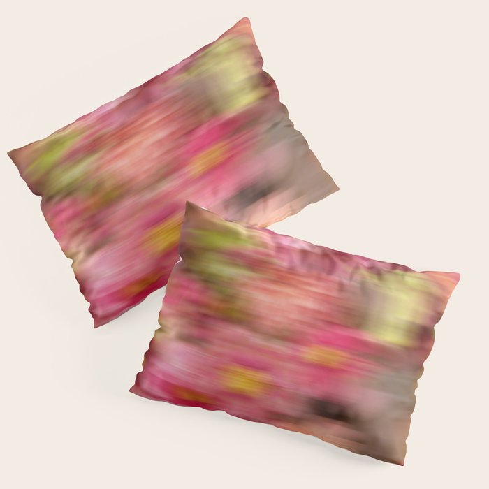 Whimsical Blur | Abstract Floral Motion Photography Pillow Sham Gallery Image 3