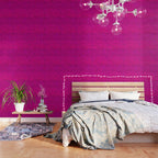 Bright Neon Hot Pink Fuchsia Brick Wall Wallpaper Gallery Image 3