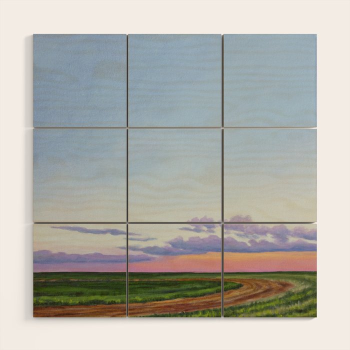 Altus Summer Sunset 2 Wood Wall Art Gallery Image 1