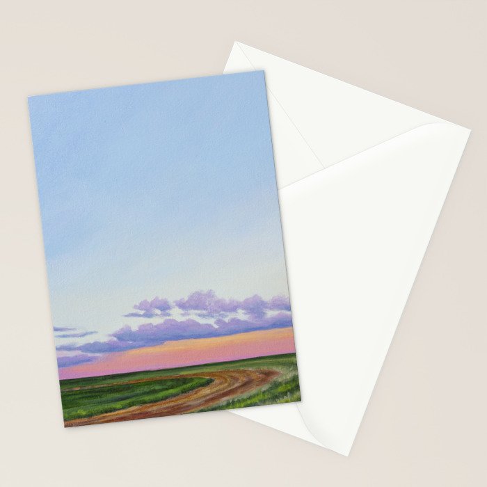 Altus Summer Sunset 2 Stationery Card Gallery Image 2