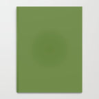 Retro Christmas Olive Green Solid Colour Notebook Gallery Image 4