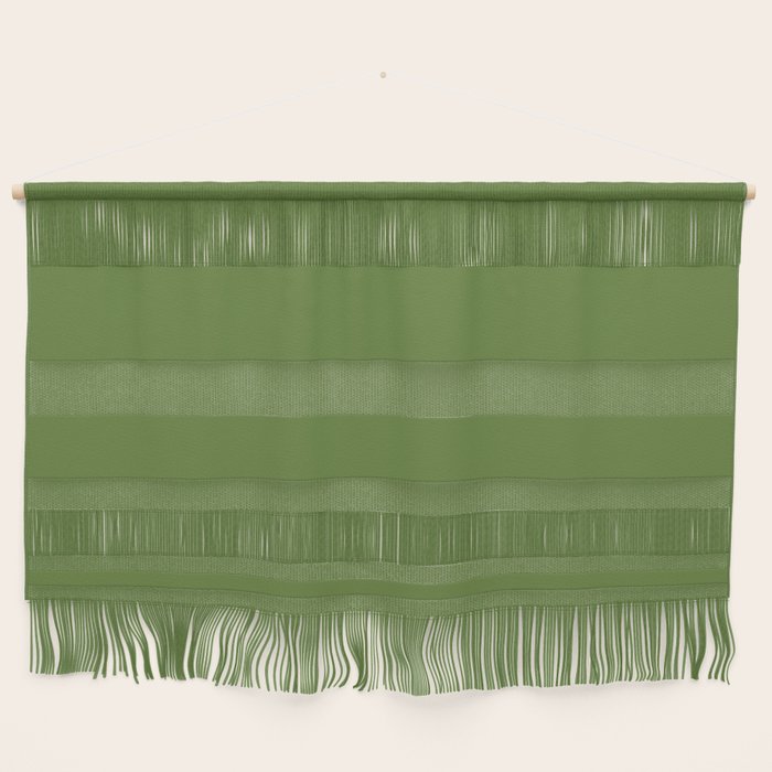 Retro Christmas Olive Green Solid Colour Wall Hanging Gallery Image 1