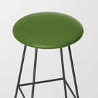 Retro Christmas Olive Green Solid Colour Stool Gallery Image 2