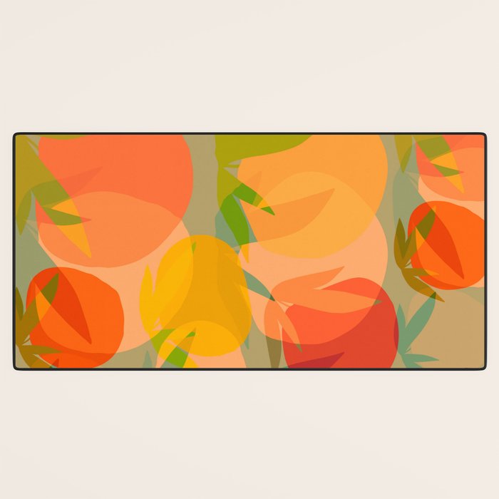 Spring Citrus #1 - Modern Art Print Desk Mat Gallery Image 3