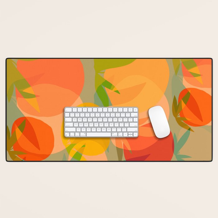 Spring Citrus #1 - Modern Art Print Desk Mat Gallery Image 1