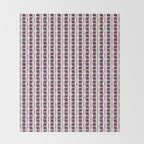 Burgundy Grid Elegance Throw Blanket Gallery Image 2