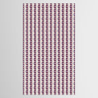 Burgundy Grid Elegance Tablecloth Gallery Image 2