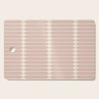 Minimal Geometric Pattern - Neutral Pink Cutting Board Gallery Image 1