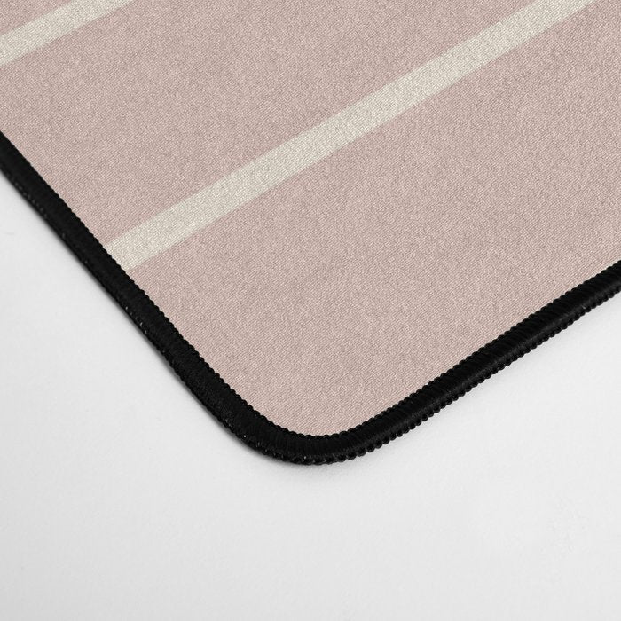 Minimal Geometric Pattern - Neutral Pink Desk Mat Gallery Image 4