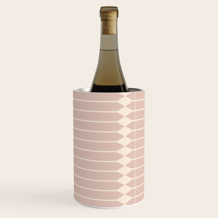 Minimal Geometric Pattern - Neutral Pink Wine Chiller Gallery Image 3