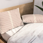 Minimal Geometric Pattern - Neutral Pink Pillow Sham Gallery Image 2