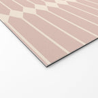 Minimal Geometric Pattern - Neutral Pink Welcome Mat Gallery Image 2