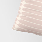 Minimal Geometric Pattern - Neutral Pink Pillow Sham Gallery Image 4