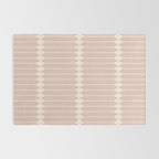 Minimal Geometric Pattern - Neutral Pink Rug Gallery Image 2