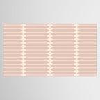Minimal Geometric Pattern - Neutral Pink Tablecloth Gallery Image 2