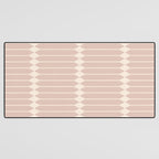 Minimal Geometric Pattern - Neutral Pink Desk Mat Gallery Image 3