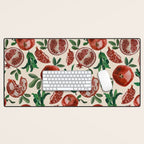 Pomegranate pattern Desk Mat Gallery Image 1