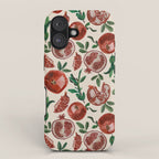 Pomegranate pattern iPhone Case Gallery Image 1