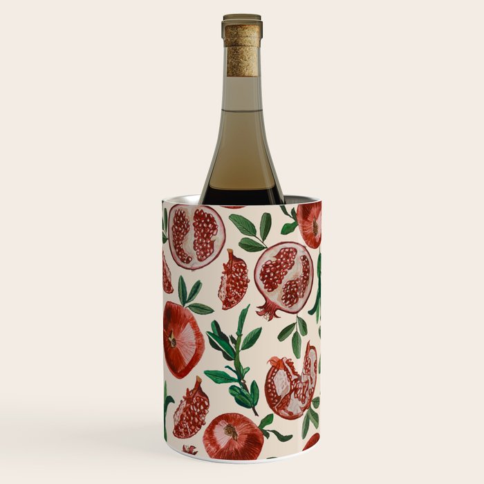 Pomegranate pattern Wine Chiller Gallery Image 1