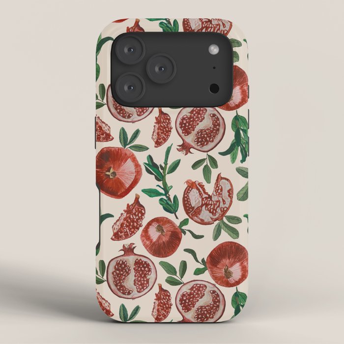 Pomegranate pattern iPhone Case - MagSafe Case / iPhone 17 Pro