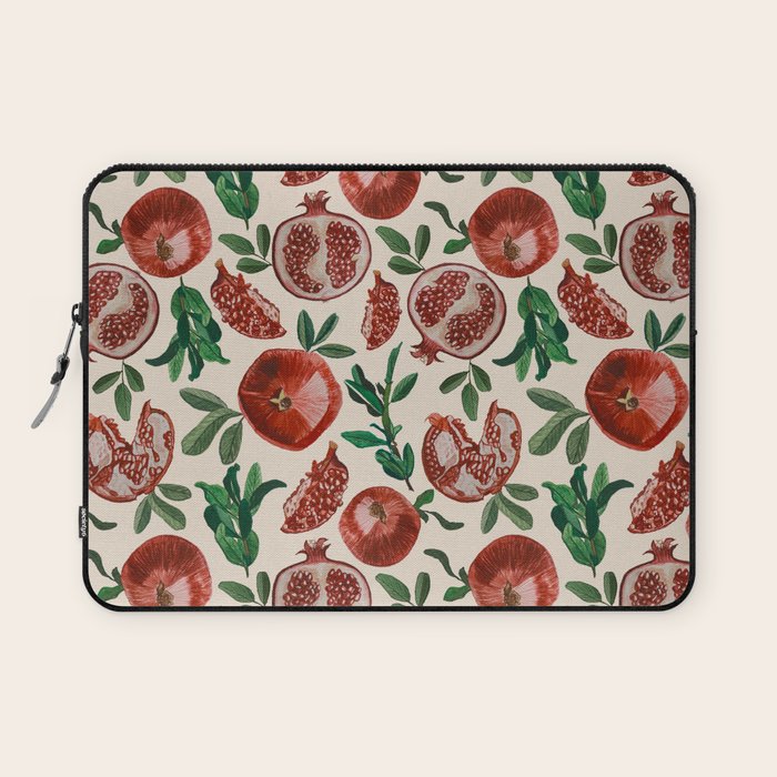Pomegranate pattern Laptop Sleeve Gallery Image 1